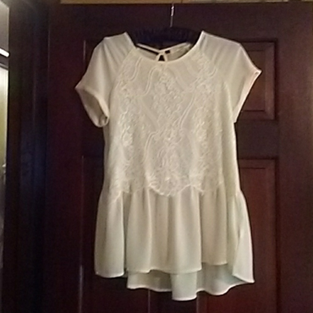 Ivory Lace Blouse